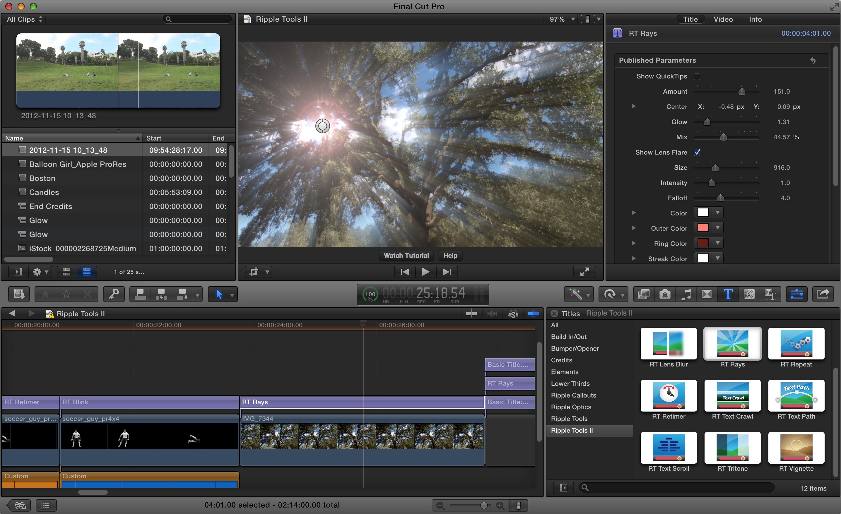 final cut pro effect